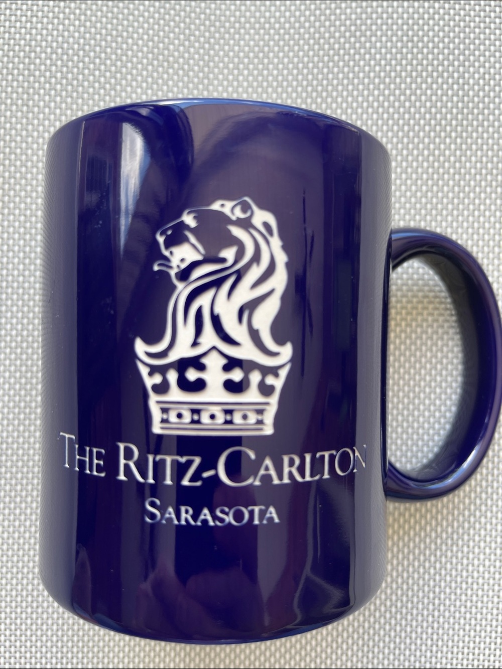 The Ritz-Carlton Sarasota Deep Purple Logo Coffee Mug